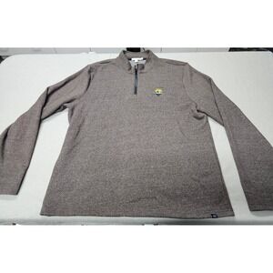 Kace Triblend Fleece Tall Peak Embroidered 1/4-Zip from Threads 4 Thought sz xl